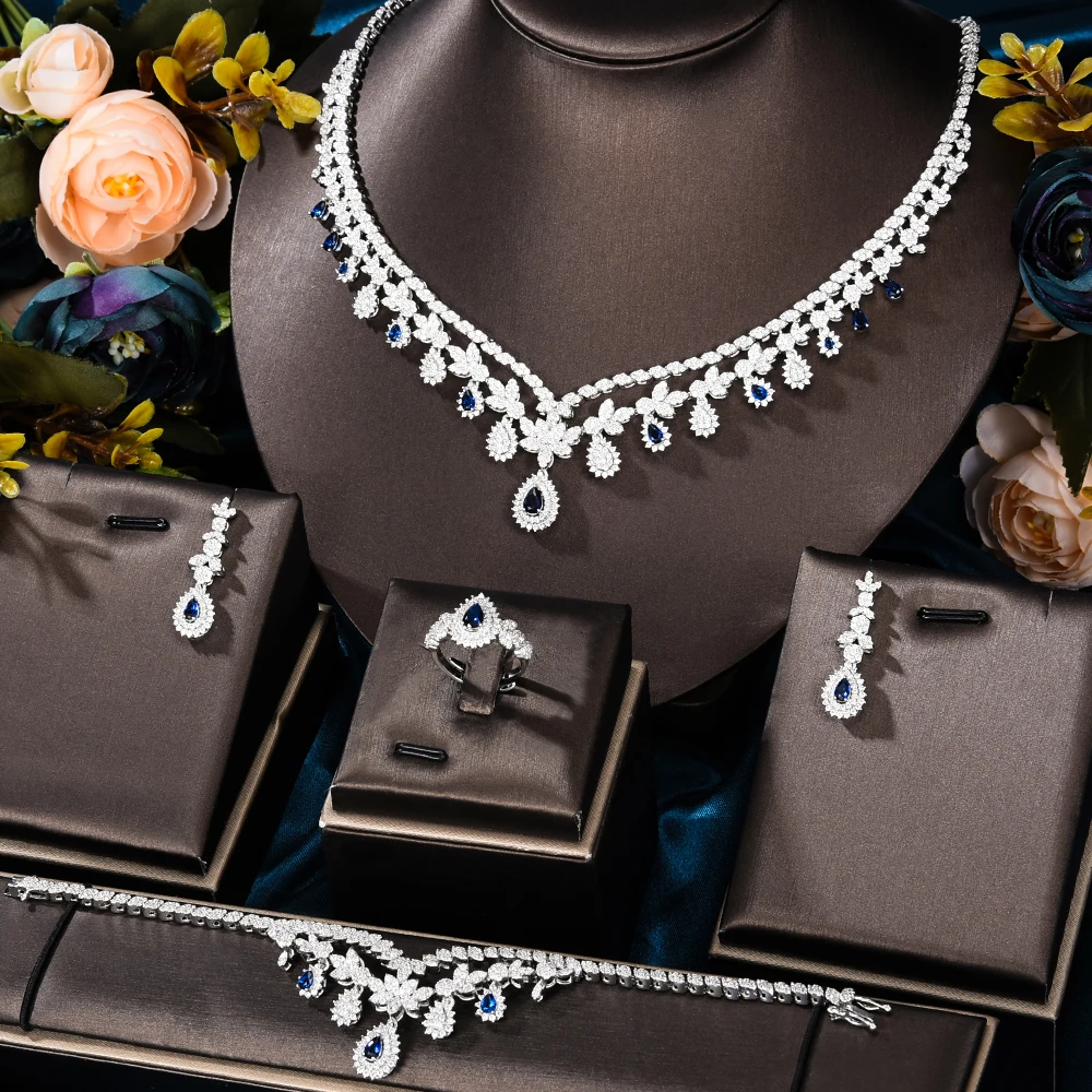 KellyBola Jewelry Dubai Africa Exclusive Customized High Quality 4PCS Set Ladies Wedding Engagement Banquet Festive Celebration
KellyBola Jewelry Dubai Africa Exclusive Customized High Quality 4PCS Set Ladies Wedding Engagement Banquet Festive Celebration