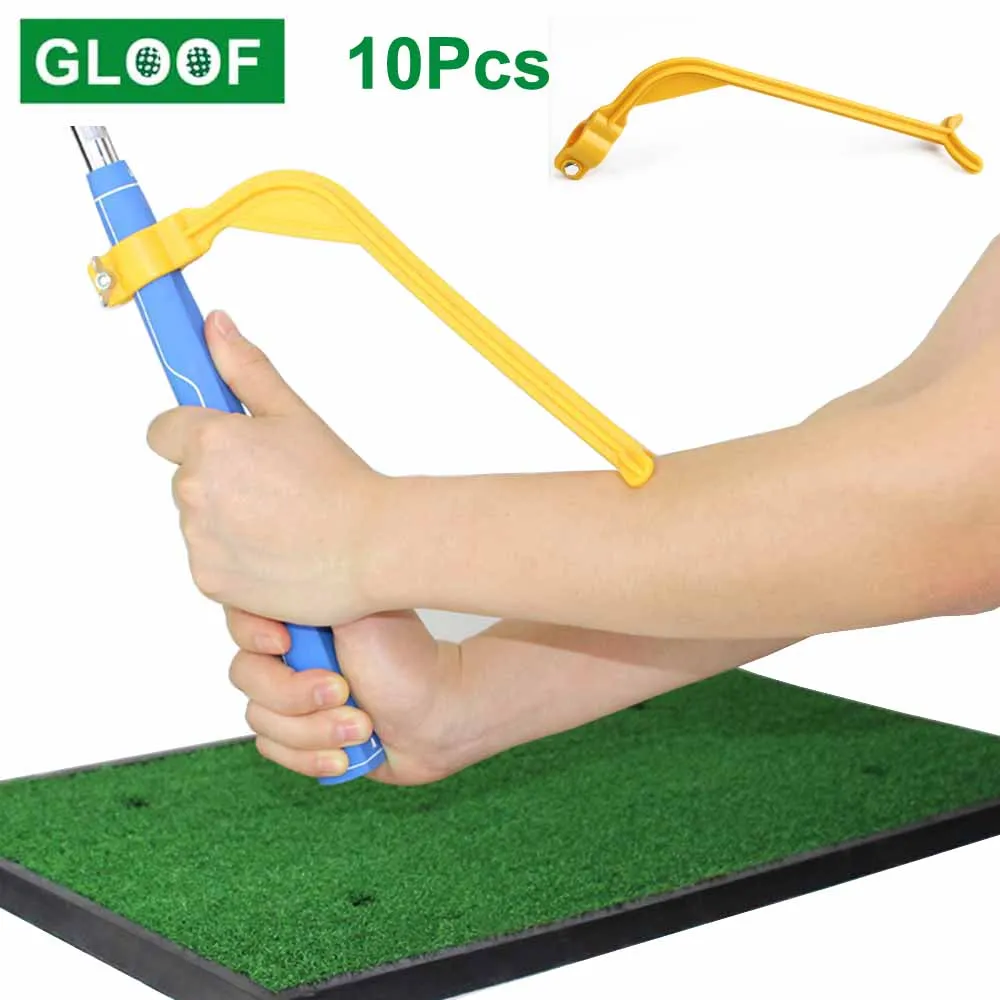 

10Pcs Golf Swing Trainer Correct Beginner Gesture Alignment Training Aids Practical Practicing Guide Golf Swing Training Aid