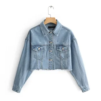 Fashion Women Blue Denim Jeans Jackets 2020 Streetwear Pocket Casual Pockets Coat Ladies Short Style Tops
Fashion Women Blue Denim Jeans Jackets 2020 Streetwear Pocket Casual Pockets Coat Ladies Short Style Tops