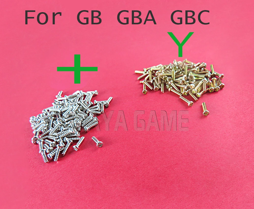 Сменный винт для Gameboy Advance GB GBA GBC Ремонтный комплект полный набор крестовых винтов