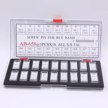 90pc Screw Pins Links for Generic RLX Watch Bands/Bracelets/Straps Assorted Sizes Set Free Shipping
90pc Screw Pins Links for Generic RLX Watch Bands/Bracelets/Straps Assorted Sizes Set Free Shipping