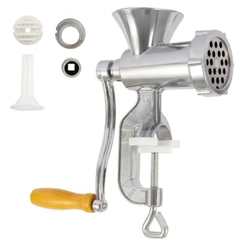 Manual Meat Grinder Aluminum Grinder Spaghetti Mincer Manual Beef Noodle Sausage Machine Gadget Kitchen Tools
Manual Meat Grinder Aluminum Grinder Spaghetti Mincer Manual Beef Noodle Sausage Machine Gadget Kitchen Tools