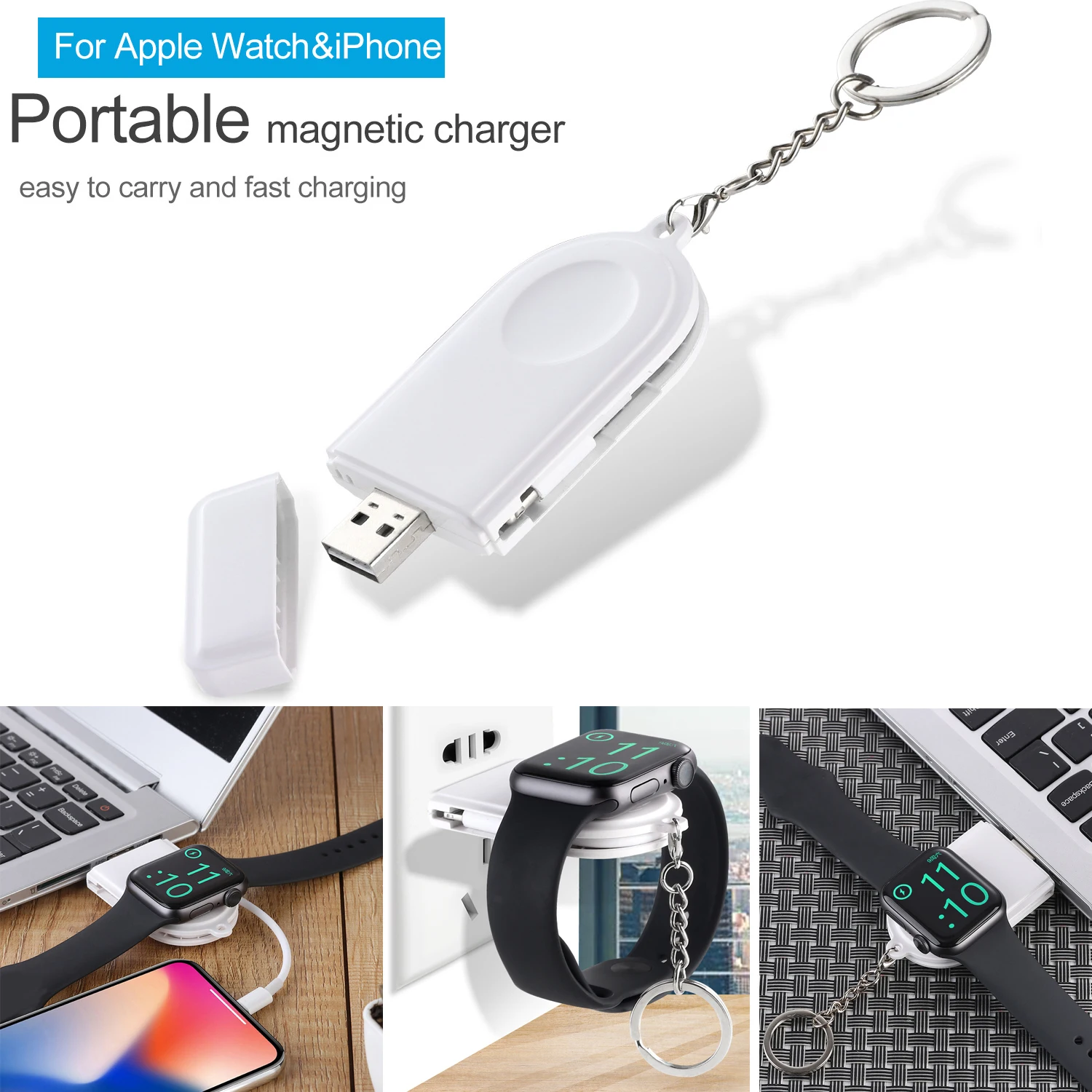 Portable Wireless Charger for IWatch 6 SE 5 4 Charging Dock Station USB Charger Cable for Apple Watch Series 6 5 4 3 2 40mm 44mm
Portable Wireless Charger for IWatch 6 SE 5 4 Charging Dock Station USB Charger Cable for Apple Watch Series 6 5 4 3 2 40mm 44mm