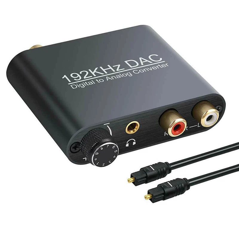 Mini 3.5mm Jack RCA DAC Digital to Analog Audio Converter Decoder Optical Toslink Coaxial Signal to Analog L/R RCA Audio Adapter
Mini 3.5mm Jack RCA DAC Digital to Analog Audio Converter Decoder Optical Toslink Coaxial Signal to Analog L/R RCA Audio Adapter