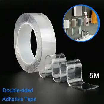Transparent nano-tape Washable Reusable Double-Sided Adhesive Glue Disks Universal tape Removable Sticker Traceless N F0Q5
Transparent nano-tape Washable Reusable Double-Sided Adhesive Glue Disks Universal tape Removable Sticker Traceless N F0Q5