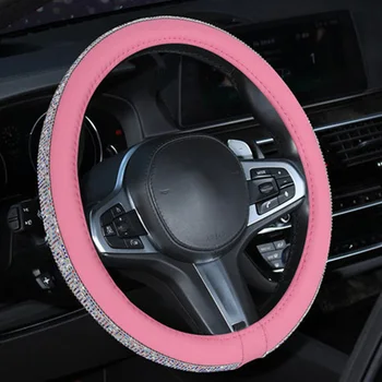 1pc Automotive Anti-Slip Plush 37-38CM Interior Winter Protector Anti-Skid Handle Steering Wheel Cover Full Rhinestone
1pc Automotive Anti-Slip Plush 37-38CM Interior Winter Protector Anti-Skid Handle Steering Wheel Cover Full Rhinestone