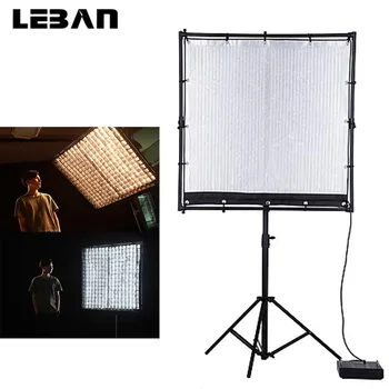 FalconEyes RX-120TDX 600W 120 * 120cm ROLL-Flex LED Light 3000K - 5600K Bi-Color LED Photo Light with Honeycomb Grid Softbox
FalconEyes RX-120TDX 600W 120 * 120cm ROLL-Flex LED Light 3000K - 5600K Bi-Color LED Photo Light with Honeycomb Grid Softbox