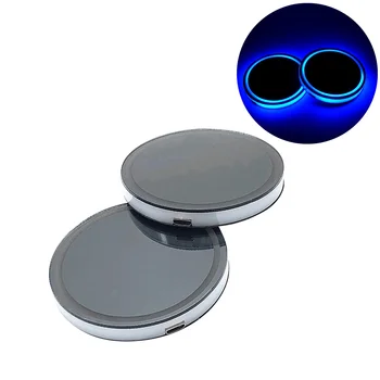 2 Pcs Solar Car Cup Holder With LED Light Bottom Mat Pad Cover Lamp Bottle Drinks Coaster Car Styling
2 Pcs Solar Car Cup Holder With LED Light Bottom Mat Pad Cover Lamp Bottle Drinks Coaster Car Styling