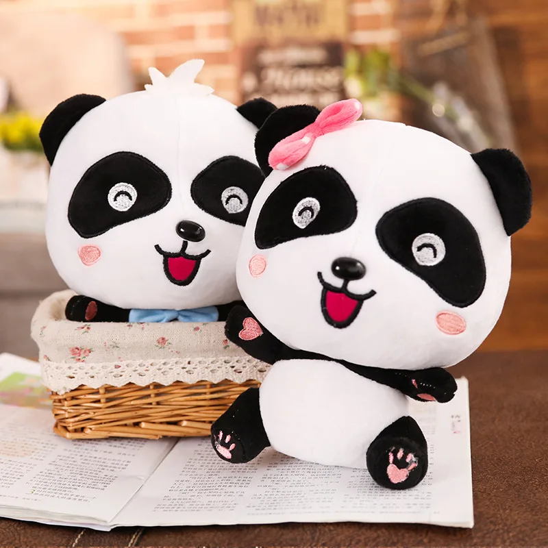 Милая панда плюшевая игрушка парная кукла мягкая животное детская для мальчиков