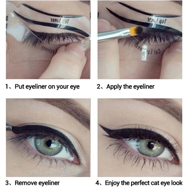 10pcs Eyeliner Template Kit Model for Eyebrows guide template Shaping Maquiagem eye shadow frames card makeup Eye Brow tools
10pcs Eyeliner Template Kit Model for Eyebrows guide template Shaping Maquiagem eye shadow frames card makeup Eye Brow tools
