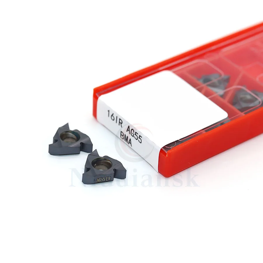 16IR AG55 A55 G55 AG 60 A60 G60 BMA 100% оригинальная вставка с внешней резьбой карбидная токарный