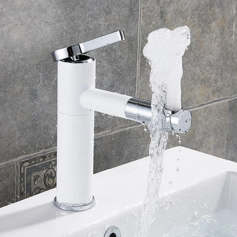 Basin Mixer Tap 360 Degree Rotate Bath Basin Faucet Black and Silver chrome Finish Single Hand torneiras do banheiro
Basin Mixer Tap 360 Degree Rotate Bath Basin Faucet Black and Silver chrome Finish Single Hand torneiras do banheiro