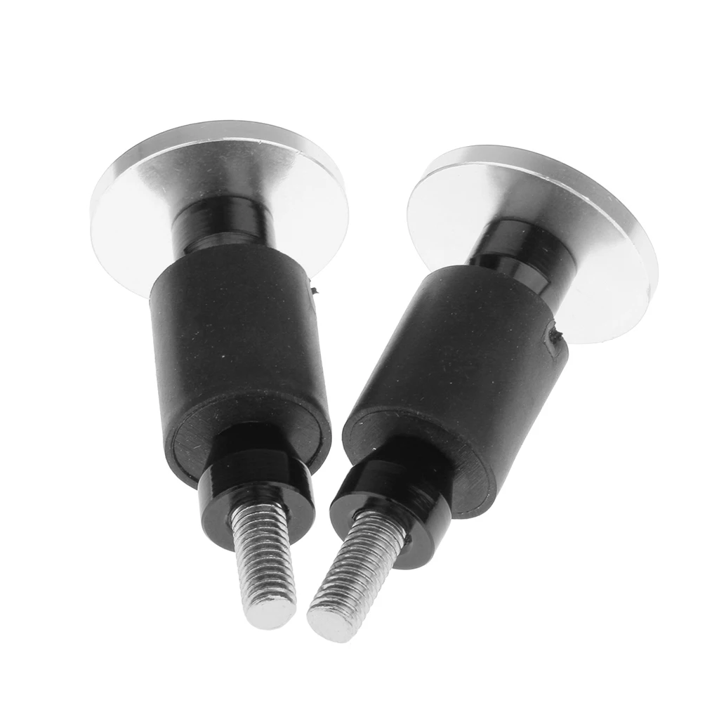 Silver Universal 22mm Motorcycle Handlebar End Caps Plugs Road Racing Bike Silver Universal 22mm Motorcycle Handlebar End Caps Plugs Road Racing Bike