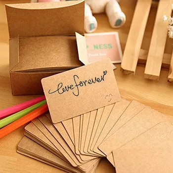 100 PCs/Set Portable Boxed Message Note Business Card Blank Word Cards Kraft Paper Learning Notes Office School Supplies
100 PCs/Set Portable Boxed Message Note Business Card Blank Word Cards Kraft Paper Learning Notes Office School Supplies