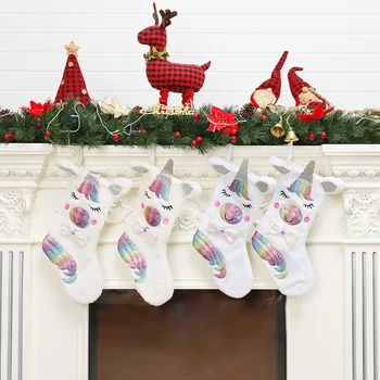 New Year Christmas Stocking Sack Xmas Gift Candy Bag Noel Christmas Decorations for Home Natal Navidad Sock Christmas Tree Decor
New Year Christmas Stocking Sack Xmas Gift Candy Bag Noel Christmas Decorations for Home Natal Navidad Sock Christmas Tree Decor