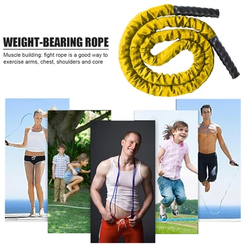 Heavy Thick Battle Skipping Jump Rope Muscle Fitness Strength Training Building for Working-out Comfortable Decoration
Heavy Thick Battle Skipping Jump Rope Muscle Fitness Strength Training Building for Working-out Comfortable Decoration
