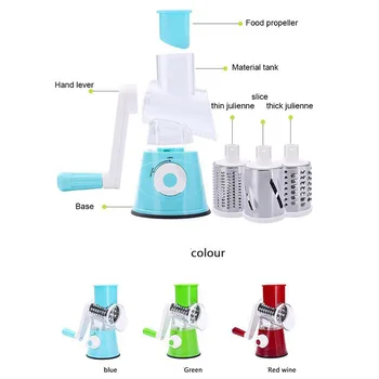 Manual Vegetable Cutter Slicer Shredders Multifunctional Round Mandoline Slicer Spiral Slicer Vegetable Spiralizer Kitchen Tools
Manual Vegetable Cutter Slicer Shredders Multifunctional Round Mandoline Slicer Spiral Slicer Vegetable Spiralizer Kitchen Tools