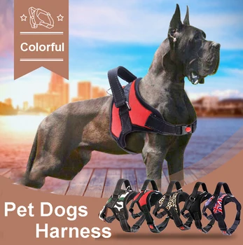 Dog Harness NO PULL Reflective Breathable Adjustable Pet Harness For Small Large Dog Outdoor Walking Harness Vest Dog Supplies
Dog Harness NO PULL Reflective Breathable Adjustable Pet Harness For Small Large Dog Outdoor Walking Harness Vest Dog Supplies
