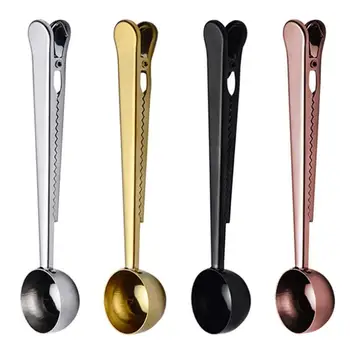 Tea Coffee Measuring Cup Scoop with Portable Bag Seal Clip Measuring Cup Coffee Scoop Spoon Kitchen Supplies
Tea Coffee Measuring Cup Scoop with Portable Bag Seal Clip Measuring Cup Coffee Scoop Spoon Kitchen Supplies