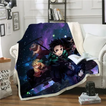 New Devil's Blade Anime Home Textile Demon Slayer Kimetsu No Yaiba Kamado Tanjirou Nezuko Double Plush Lamb Down Blanket Bedding
New Devil's Blade Anime Home Textile Demon Slayer Kimetsu No Yaiba Kamado Tanjirou Nezuko Double Plush Lamb Down Blanket Bedding