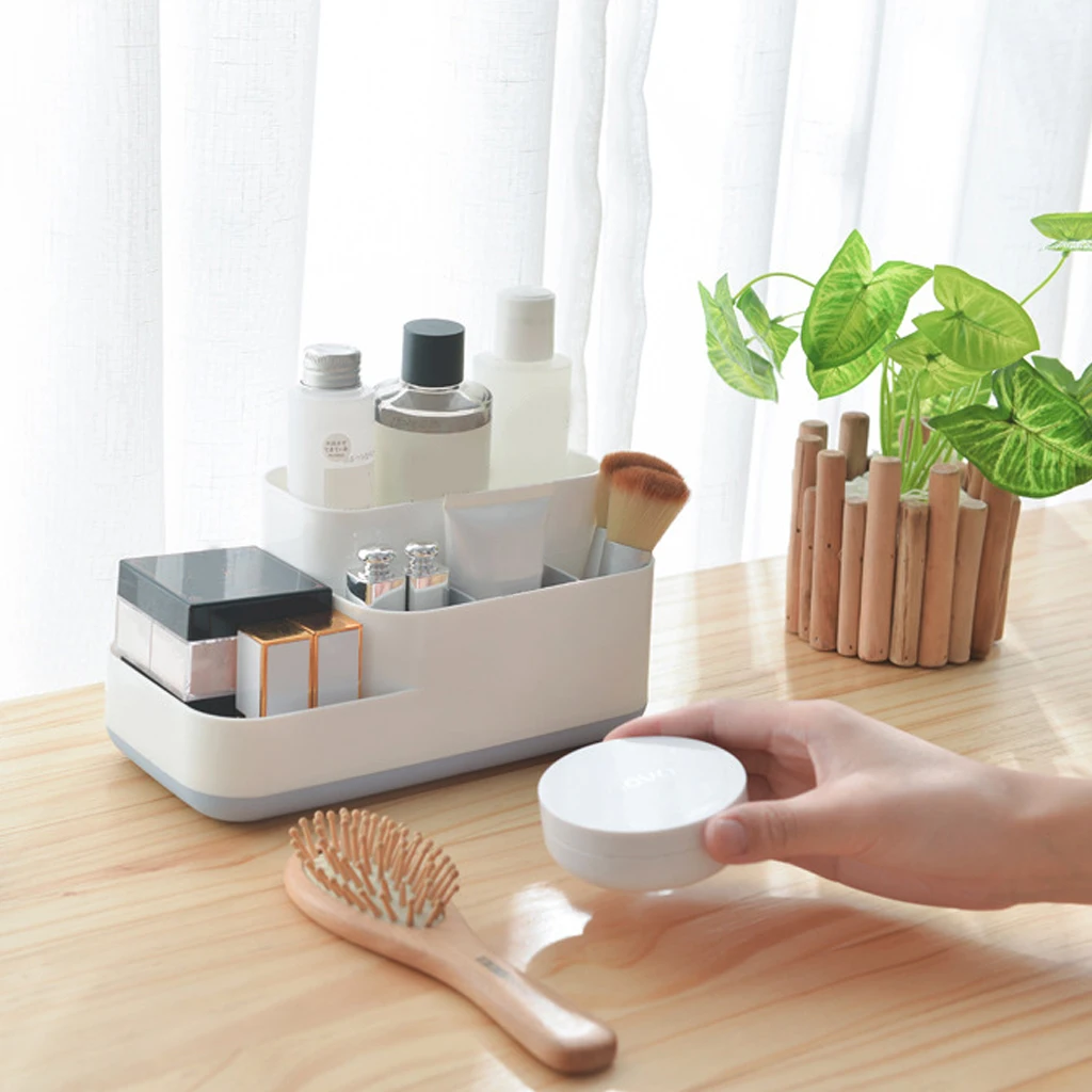 Multifunctional Makeup Organizer Office Desktop Boxes Bathroom Cosmetic Storage Box With Dividers Plastic Sundries Container Box
Multifunctional Makeup Organizer Office Desktop Boxes Bathroom Cosmetic Storage Box With Dividers Plastic Sundries Container Box