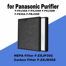 Replacement Air Purifier HEPA Filter F-ZXJP30C Carbon Filter F-ZXJD30Z for Panasonic Model F-PXJ30A F-PXJ30AHM PSN-FZXJP30Z
Replacement Air Purifier HEPA Filter F-ZXJP30C Carbon Filter F-ZXJD30Z for Panasonic Model F-PXJ30A F-PXJ30AHM PSN-FZXJP30Z