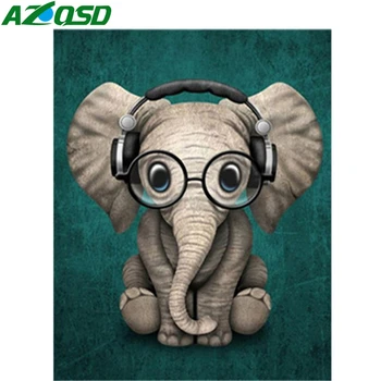 AZQSD DIY Pictures By Numbers Cartoon Unframe Acrylic Paint Handicraft Oil Painting By Numbers Elephant Home Decoration
AZQSD DIY Pictures By Numbers Cartoon Unframe Acrylic Paint Handicraft Oil Painting By Numbers Elephant Home Decoration