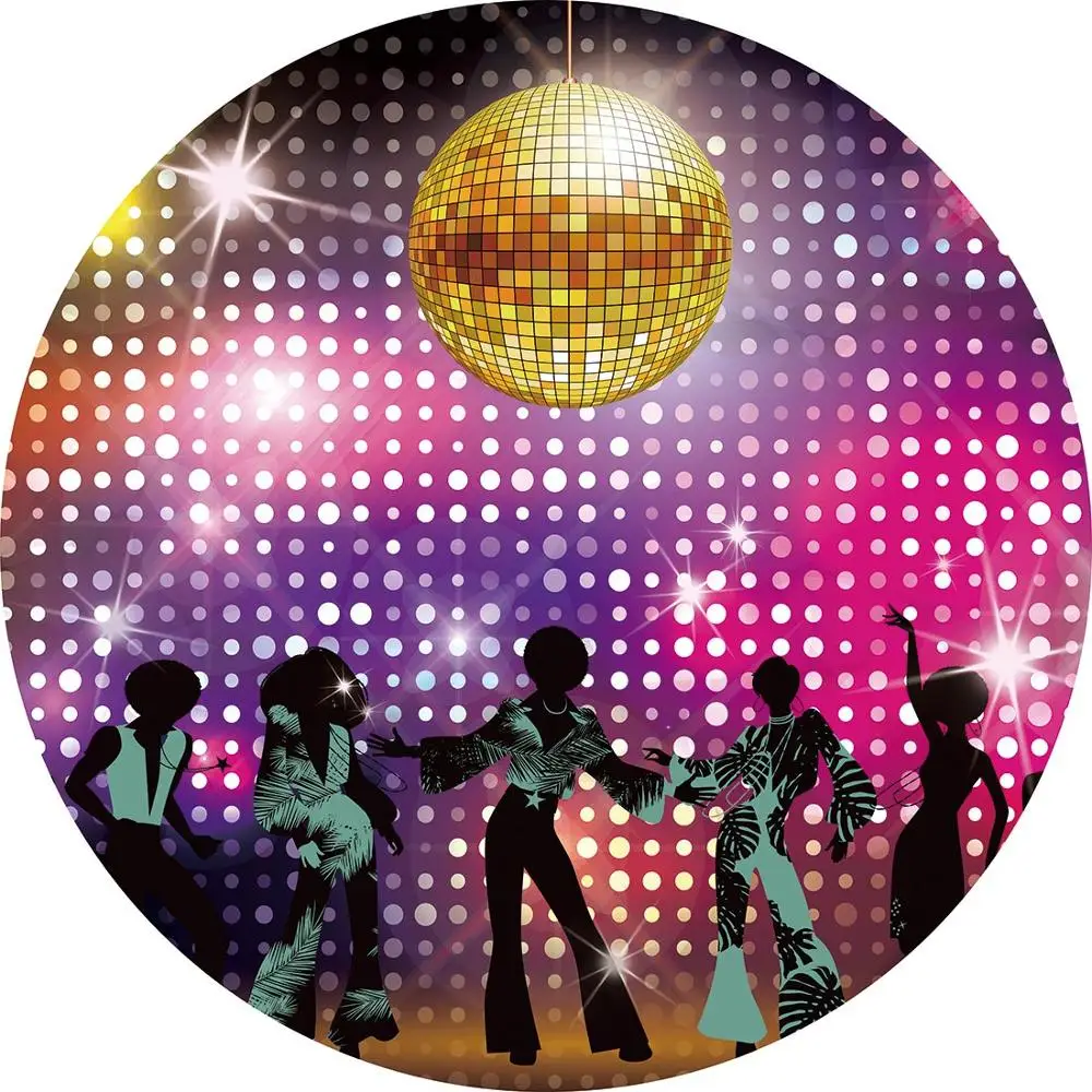 Circle Banner Back To The 80's Disco Party Round Backdrop Recorder Musical Hip Hop Birthday Background Photocall
Circle Banner Back To The 80's Disco Party Round Backdrop Recorder Musical Hip Hop Birthday Background Photocall