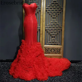 Erosebridal Red Evening Dress 2020 Long Mermaid Evening Gown with Long Train Elegant Sweetheart Sequined Lining Laec Up Back
Erosebridal Red Evening Dress 2020 Long Mermaid Evening Gown with Long Train Elegant Sweetheart Sequined Lining Laec Up Back