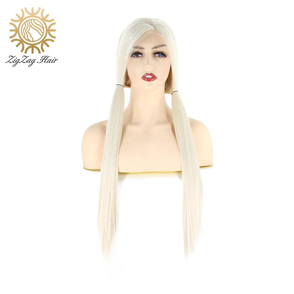 ZigZag Platinum Blonde Wig Side Part Straight Long Synthetic Lace Front Wigs for Black Women Heat Resistant Fiber Daily Wearing
ZigZag Platinum Blonde Wig Side Part Straight Long Synthetic Lace Front Wigs for Black Women Heat Resistant Fiber Daily Wearing