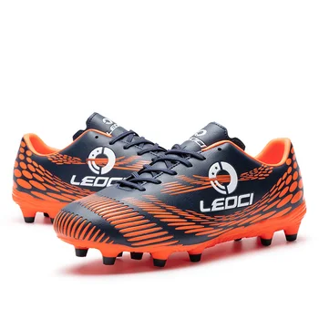 Outdoor Men Boys Soccer Shoes Kids Cleats Long Spikes Training Football Boots Sport Sneakers for Kids Size 35-45 
Outdoor Men Boys Soccer Shoes Kids Cleats Long Spikes Training Football Boots Sport Sneakers for Kids Size 35-45