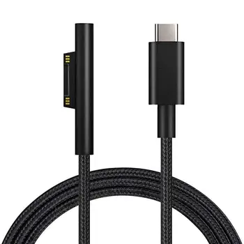 Portable Data Cable PD To TYPE C Fast Charging Cable Compact Black USB Cable For Surface Pro Or Laptop
Portable Data Cable PD To TYPE C Fast Charging Cable Compact Black USB Cable For Surface Pro Or Laptop