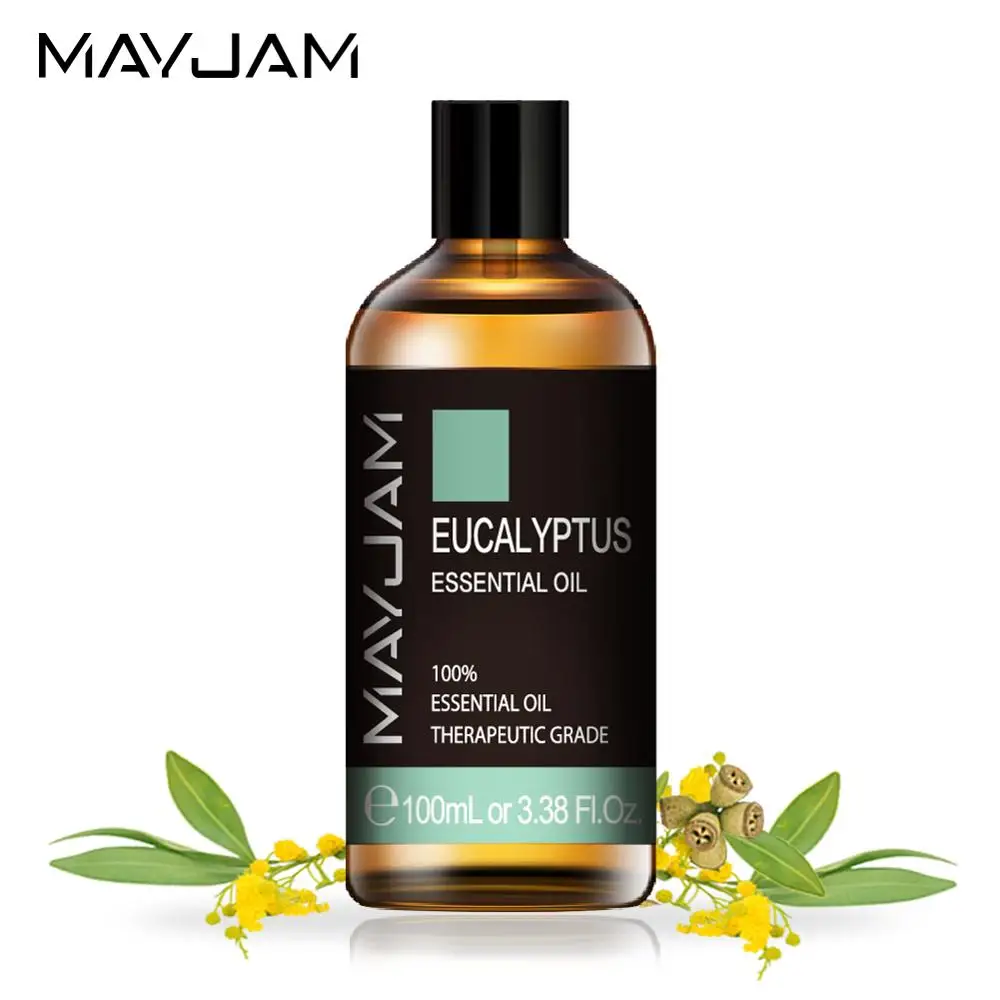 

100ML Natural Eucalyptus Essential Oil Diffuser Aromatic Essential Oils Mint Vanilla Lavender Sandalwood Bergamot Tea Tree Aroma