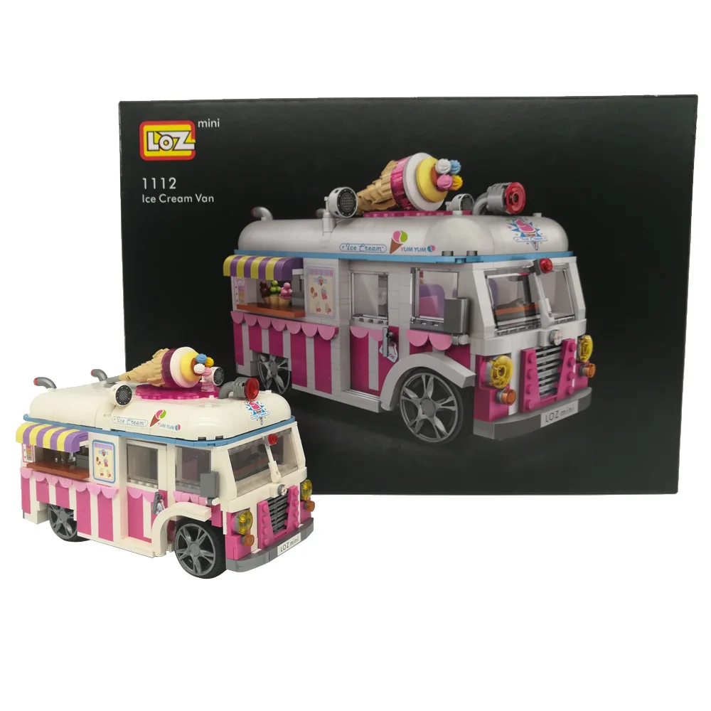 LOZ 1112 Ice Cream Car Model Mini Ice Cream Truck Building Boy Women's Children Chenghai Toy
LOZ 1112 Ice Cream Car Model Mini Ice Cream Truck Building Boy Women's Children Chenghai Toy