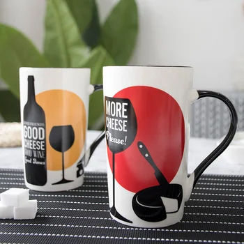 High Capacity Modern Mug Nordic Creative Personalised Mug for Couple with Handle Canecas Personalizada Coffee Milk Mug MM60MKB
High Capacity Modern Mug Nordic Creative Personalised Mug for Couple with Handle Canecas Personalizada Coffee Milk Mug MM60MKB