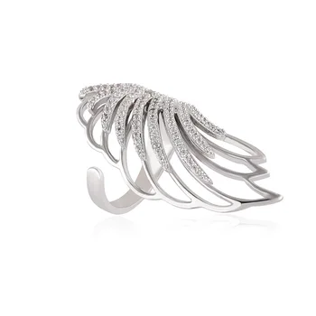 Be 8 2019 Trendy Women's Jewelry Hand Made Cubic Zirconia Wings Adjust Wedding Ring for Women bijoux Femme R162
Be 8 2019 Trendy Women's Jewelry Hand Made Cubic Zirconia Wings Adjust Wedding Ring for Women bijoux Femme R162