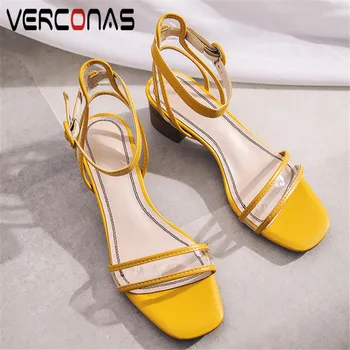 VERCONAS 2020 Fashion Causal Woman Sandals Woman Pumps Classic Design Summer Ankle Strap Square Toe Square Heeled Shoes Woman
VERCONAS 2020 Fashion Causal Woman Sandals Woman Pumps Classic Design Summer Ankle Strap Square Toe Square Heeled Shoes Woman
