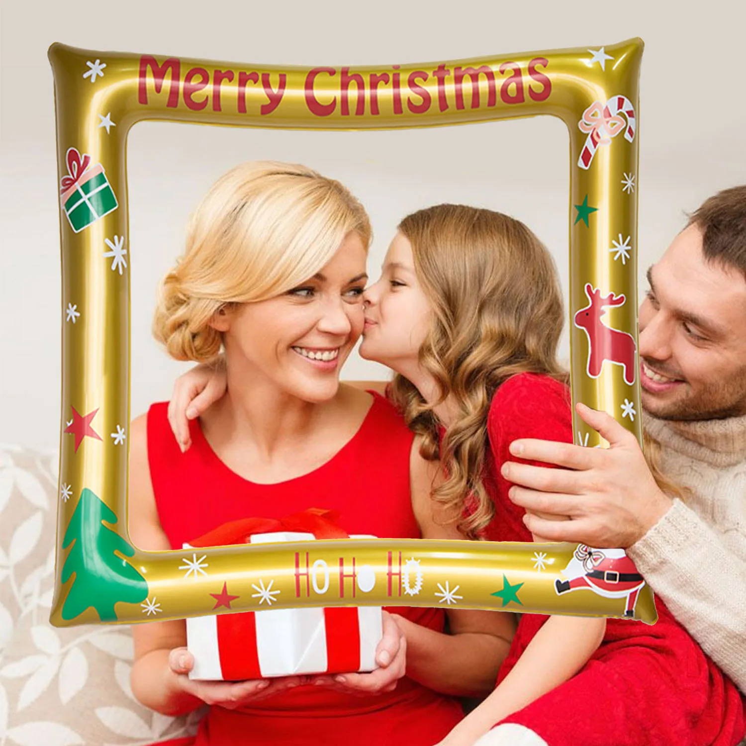 Behogar Funny Merry Christmas Inflatable Picture Photo Booth Selfie Frame Props for Holiday Xmas Party Favor Supplies
Behogar Funny Merry Christmas Inflatable Picture Photo Booth Selfie Frame Props for Holiday Xmas Party Favor Supplies