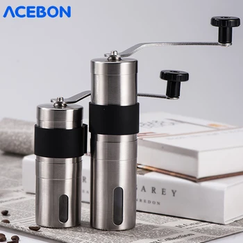 2 Size Manual Ceramic Coffee Grinder Stainless Steel Adjustable Coffee Bean Mill With Rubber Loop Ring Easy Clean Kitchen Tools
2 Size Manual Ceramic Coffee Grinder Stainless Steel Adjustable Coffee Bean Mill With Rubber Loop Ring Easy Clean Kitchen Tools