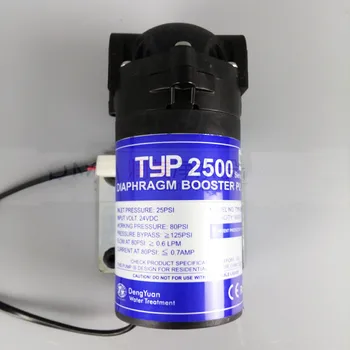 New Arrival DC 24V RO Diaphragm Booster Water Pump 50GPD Automatic Pump 75/100GPD Increase Reverse Osmosis Water System Pressure
New Arrival DC 24V RO Diaphragm Booster Water Pump 50GPD Automatic Pump 75/100GPD Increase Reverse Osmosis Water System Pressure