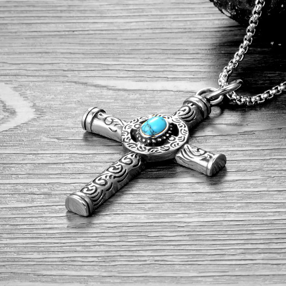 charming Sterling Silver Turquoise Cross Pendant Pendant Necklace to attract wealth and treasure seal Pendant
charming Sterling Silver Turquoise Cross Pendant Pendant Necklace to attract wealth and treasure seal Pendant