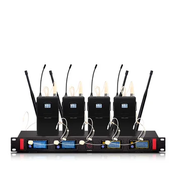 Professional wireless microphone UHF 4-channel fixed frequency dynamic display tone skin headset wireless microphone
Professional wireless microphone UHF 4-channel fixed frequency dynamic display tone skin headset wireless microphone