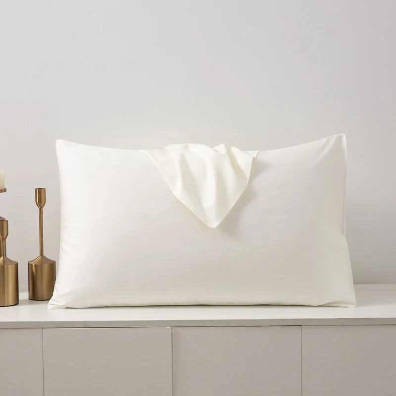 

60s Long-staple Cotton Pillowcase High Quality Solid Color Pillow Case 40x60 50x90 Household Bedding Pillow Cover