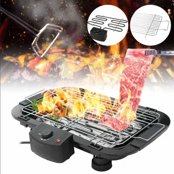 2000W Electric BBQ Grill Smokeless Nonstick Barbecue Machine 5-Level Adjustable Household Electric Grill Ovens for Camping
2000W Electric BBQ Grill Smokeless Nonstick Barbecue Machine 5-Level Adjustable Household Electric Grill Ovens for Camping