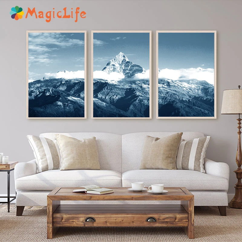 Snow Mountain Scenery Triple Painting Wall Art Landscape Canvas Painting Scandinavian Wall Pictures For Living Room Unframed
Snow Mountain Scenery Triple Painting Wall Art Landscape Canvas Painting Scandinavian Wall Pictures For Living Room Unframed