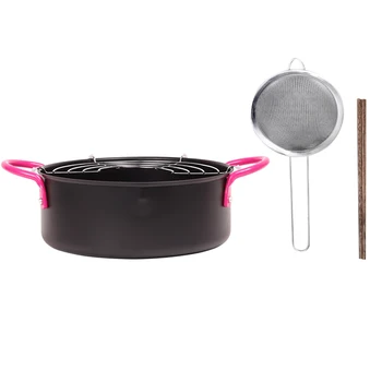 20cm Mini Multifunctional Universal Portable Cookware Metal Japanese Tempura Handle Non Stick Kitchen Easy Pour Deep Fry Pan
20cm Mini Multifunctional Universal Portable Cookware Metal Japanese Tempura Handle Non Stick Kitchen Easy Pour Deep Fry Pan