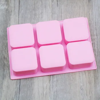 Silicone 6 Even Cube Fillet Cake Mold Square Handmade Soap Jelly Pudding Mold DIY Baking
Silicone 6 Even Cube Fillet Cake Mold Square Handmade Soap Jelly Pudding Mold DIY Baking