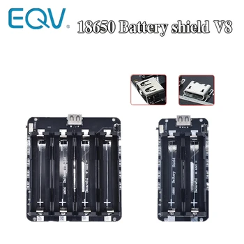 Two Voltage 18650 Lithium Battery Shield V8 Mobile Power Expansion Board Module 5V/3A 3V/1A Micro USB For Arduino ESP32 ESP8266
Two Voltage 18650 Lithium Battery Shield V8 Mobile Power Expansion Board Module 5V/3A 3V/1A Micro USB For Arduino ESP32 ESP8266