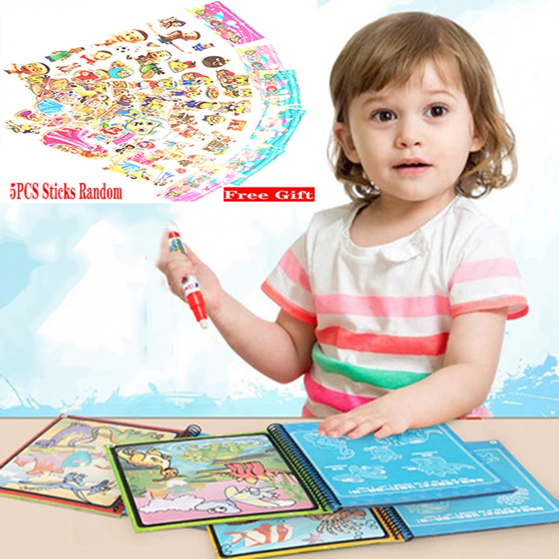 1PC Magic Water Drawing Book Painting Board Doodle Drawing Board Children Toys Coloring Book Doodle & Magic Pen Birthday Gift
1PC Magic Water Drawing Book Painting Board Doodle Drawing Board Children Toys Coloring Book Doodle & Magic Pen Birthday Gift