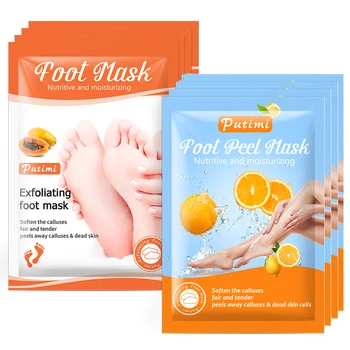2Packs Lemon/Papaya Exfoliating Foot Mask for Legs Pedicure Socks Peeling Dead Skin Removal Moisturizing Foot Mask Foot Patch
2Packs Lemon/Papaya Exfoliating Foot Mask for Legs Pedicure Socks Peeling Dead Skin Removal Moisturizing Foot Mask Foot Patch